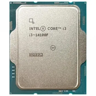 Procesor Intel Core i3-14100F, Fara grafica integrata, | Tray