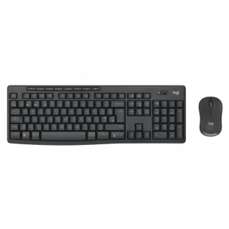 Set Tastatura + Mouse Logitech MK370, Fara fir, Negru