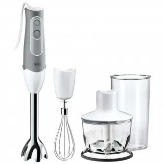 Blender de mana Braun MQ 535 Sauce, Gri | Alb