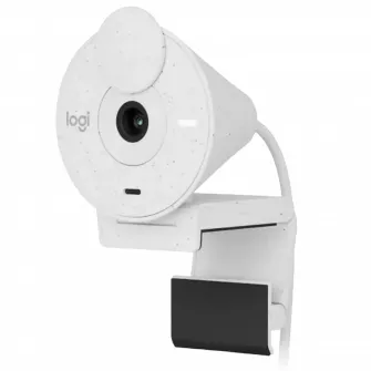 Camera Web Logitech BRIO 300, Full-HD 1080P, Alb