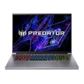 Laptop Gaming 16'' Acer Predator Triton Neo 16 PTN16-51, Sparkly Silver, Intel Core Ultra 7 155H, 16GB/1024GB, Linux eShell
