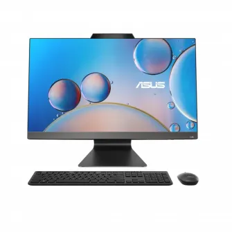 Computer All-in-One ASUS F3702, 27'', AMD Ryzen 5 7520U, 8GB/512GB, Windows 11 Pro, Negru