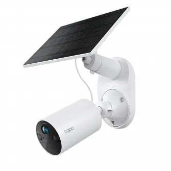 Camera de supraveghere Smart + Panou solar TP-LINK TAPO C410 KIT, Alb
