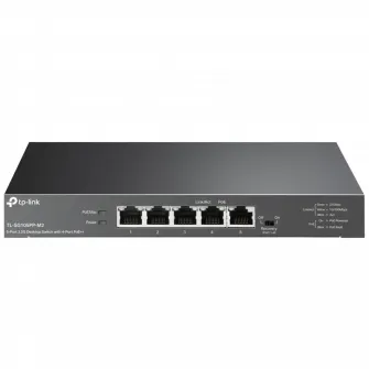 Comutator PoE TP-LINK TL-SG105PP-M2, 4x 802.3af/at/bt PoE++