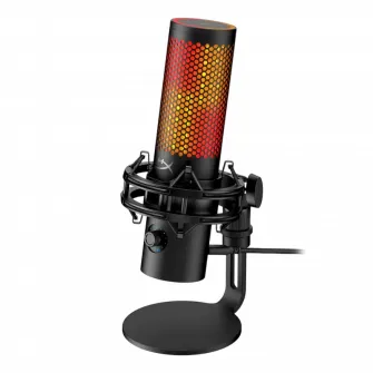 Microfon Gaming HyperX QuadCast 2S, Cu fir, Negru