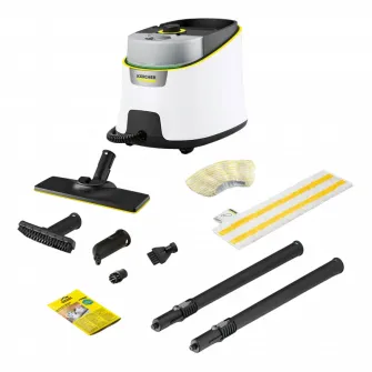 Aparat de curatat cu abur Karcher SC 4 Deluxe EasyFix 1.513-460.0, Alb