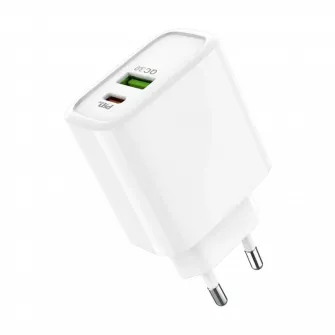 Incarcator Xpower Charger, PD + QC3.0, Alb