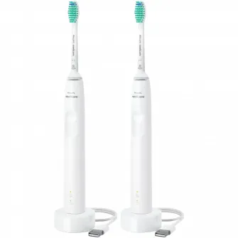 Periuta de dinti electrica sonica Philips HX3675/13, Alb