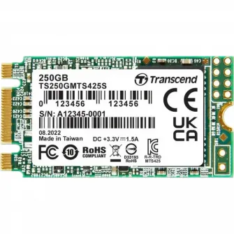 Unitate SSD Transcend 425S, 250GB, TS250GMTS425S