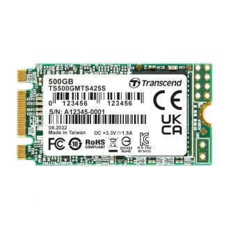 Unitate SSD Transcend 425S, 500GB, TS500GMTS425S
