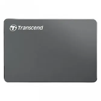 HDD portabil extern Transcend StoreJet 25C3, 1 TB, Iron Gray (TS1TSJ25C3N)