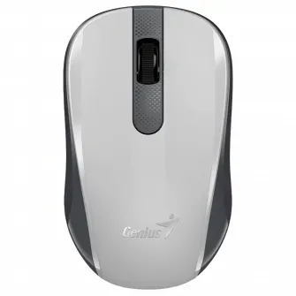 Mouse Wireless Genius NX-8008S, Alb/Gri
