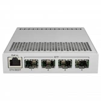 Comutator Router MikroTik CRS305-1G-4S+IN, Argintiu