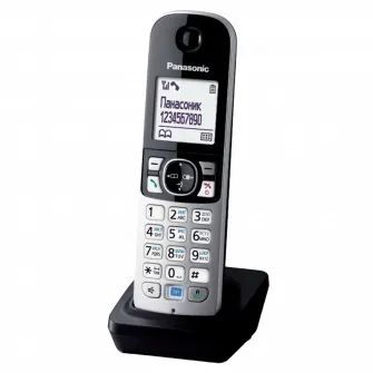 Telefon DECT Panasonic KX-TGA681RUB, Negru