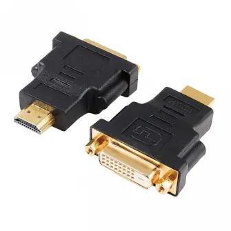 Adaptor Video Cablexpert A-HDMI-DVI-3, HDMI (M) - DVI-D (F), 0,1m, Negru