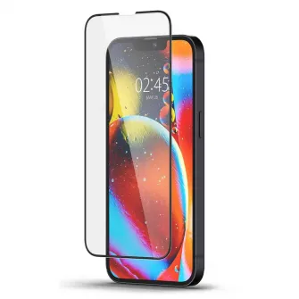 Sticla de protectie Spigen iPhone 14 Plus, Glass FC, Negru