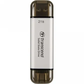 SSD portabil extern Transcend ESD310S, 2 TB, Argintiu (TS2TESD310S)