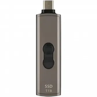 SSD portabil extern Transcend ESD330C, 1 TB, Cafeniu (TS1TESD330C)