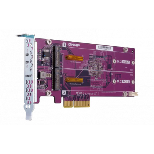 Qnap dual m 2 pcie ssd expansion card qm2 2p 244a pcie gen2x4