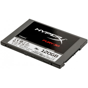 2.5 SATA SSD 120GB Kingston HyperX Fury 3D KC-S44120-6F [R/W:500/500MB ...